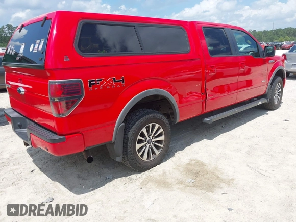 2011 Ford F-150 XLT with VIN 1FTFW1ET0BFC56821, listed as a IAAI auction lot 42549746 with 180,356 mi miles and . Bid and sale history available at DreamBid. Image 4.