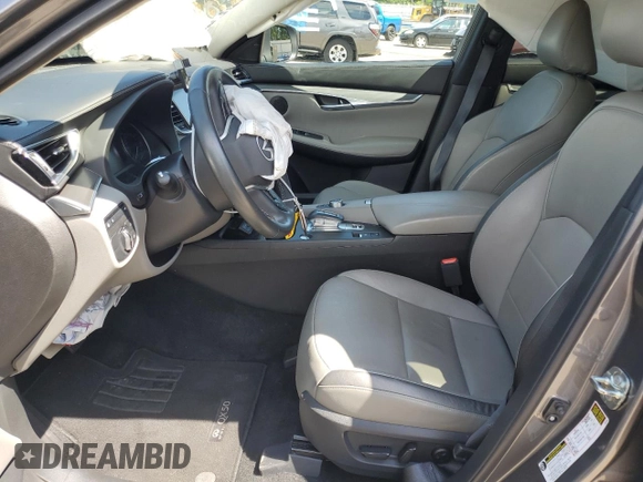 2023 Infiniti QX50 Luxe with VIN 3PCAJ5BA1PF111754, listed as a Copart auction lot 57872945 with 47,018 mi miles and Salvage title. Bid and sale history available at DreamBid. Image 7.