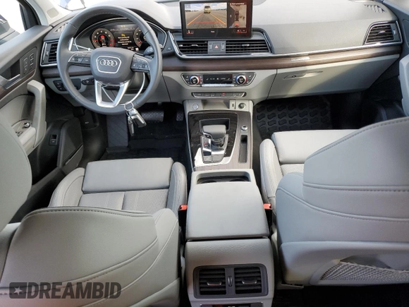 2024 Audi Q5 S line Premium Plus with VIN WA1EAAFY7R2088014, listed as a Copart auction lot 57325045 with 5,231 mi miles and Salvage title. Bid and sale history available at DreamBid. Image 8.