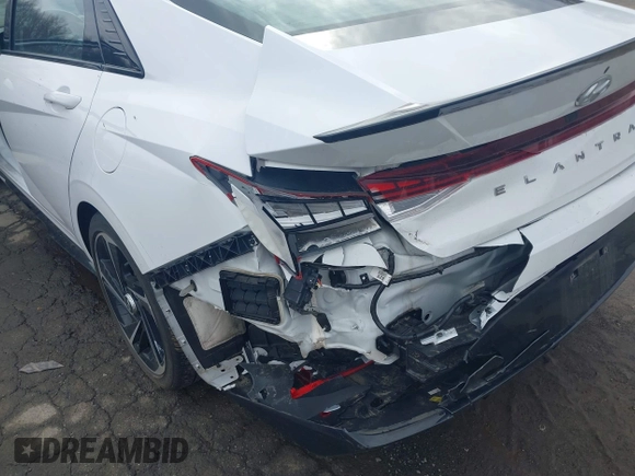 2023 Hyundai Elantra N Line z VIN KMHLR4AFXPU431201, wystawiony jako IAAI lot #41958900 z przebiegiem 38 539 mil mil oraz . Historia ofert i sprzedaży dostępna na DreamBid. Obrazek 6.