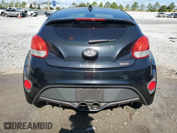 2013 Hyundai Veloster Turbo with VIN KMHTC6AE8DU178833, listed as a Copart auction lot 61944125 with 149,564 mi miles and Salvage title. Bid and sale history available at DreamBid. Image 6.