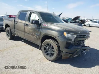 2022 Chevrolet Silverado 1500 RST with VIN 3GCUDEET8NG690038, listed as a IAAI auction lot 41825884 with 53,582 mi miles and . Bid and sale history available at DreamBid. Image 1.