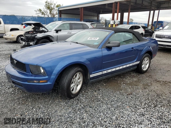2008 Ford Mustang Deluxe with VIN 1ZVHT84N685143447, listed as a Copart auction lot 48021925 with 79,302 mi miles and Salvage Title. Bid and sale history available at carsss.com. Image 1.