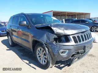 2014 Jeep Grand Cherokee Laredo with VIN 1C4RJEAG4EC317072, listed as a IAAI auction lot 41476862 with 127,742 mi miles. Bid and sale history available at carsss.com. Image 1.