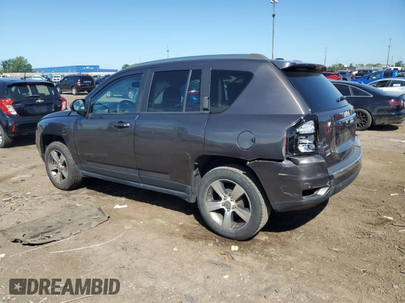 2017 Jeep Compass High Altitude with VIN 1C4NJCEB0HD185363, listed as a Copart auction lot 62654125 with 106,570 mi miles and Clean title. Bid and sale history available at DreamBid. Image 2.