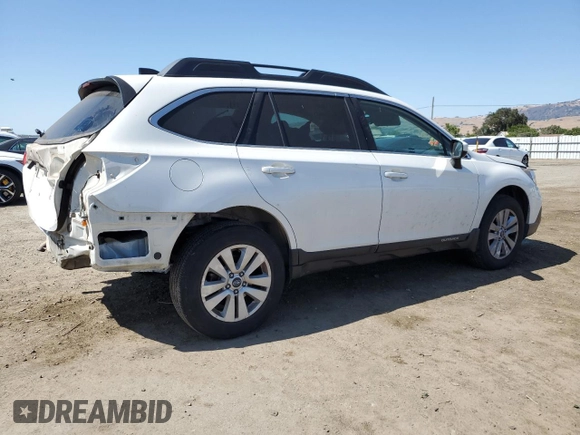 2018 Subaru Outback Premium with VIN 4S4BSACC5J3308548, listed as a Copart auction lot 61794915 with 126,097 mi miles and Salvage title. Bid and sale history available at DreamBid. Image 3.