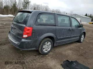 2012 Dodge Grand Caravan SE with VIN 2C4RDGBG4CR335206, listed as a Copart auction lot 52460645 with 191,024 mi miles and Clean Title. Bid and sale history available at DreamBid. Image 3.