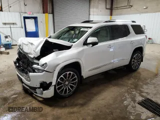 2022 GMC Acadia Denali with VIN 1GKKNXLS9NZ151653, listed as a Copart auction lot 46347045 with 52,319 mi miles and Salvage title. Bid and sale history available at DreamBid. Image 1.