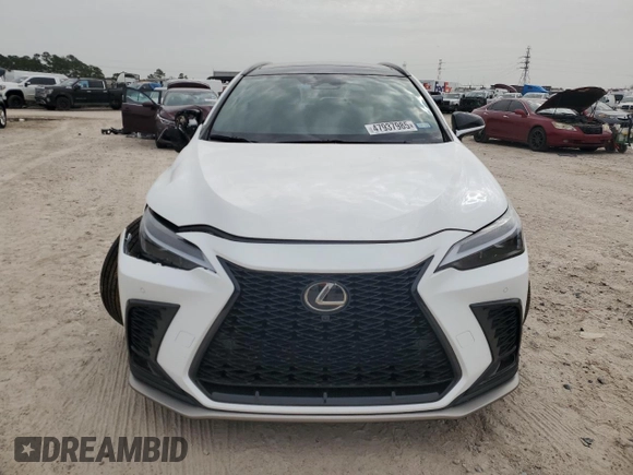 2024 Lexus NX with VIN 2T2KGCEZ9RC048768, listed as a Copart auction lot 47937985 with 24,318 mi miles and Salvage Title. Bid and sale history available at carsss.com. Image 5.
