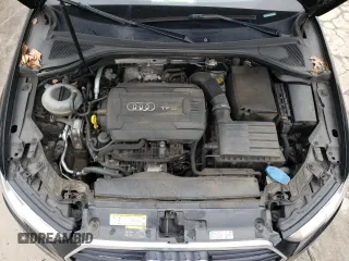 2017 Audi A3 Sedan Premium with VIN WAUB8GFF0H1010648, listed as a Copart auction lot 37906634 with 76,696 mi miles. Bid and sale history available at carsss.com. Image 11.