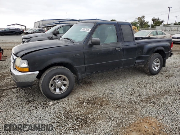 2000 Ford Ranger XL with VIN 1FTYR14V1YTA91858, listed as a Copart auction lot 54863035 with 244,120 mi miles and Salvage Title. Bid and sale history available at DreamBid. Image 1.
