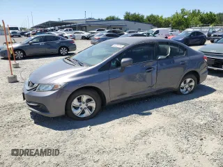 2015 Honda Civic LX z VIN 19XFB2F54FE707363, wystawiony jako Copart lot #60330715 z przebiegiem 177 932 mil mil oraz Czysty tytuł • Clean title. Historia ofert i sprzedaży dostępna na DreamBid. Obrazek 1.