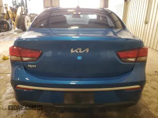 2022 Kia Rio S with VIN 3KPA24AD4NE452586, listed as a Copart auction lot 51971615 with 59,602 mi miles and Salvage Title. Bid and sale history available at carsss.com. Image 6.