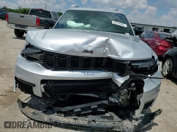 2023 Jeep Grand Cherokee Laredo with VIN 1C4RJKAG4P8790166, listed as a Copart auction lot 59124455 with 41,172 mi miles and Salvage title. Bid and sale history available at DreamBid. Image 14.