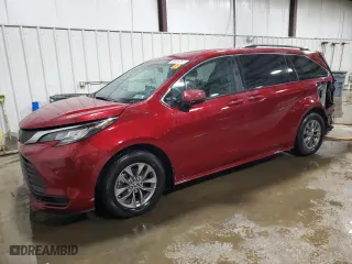 2023 Toyota Sienna LE with VIN 5TDKRKEC3PS143013, listed as a Copart auction lot 49035395 with 54,341 mi miles and Salvage Title. Bid and sale history available at carsss.com. Image 1.