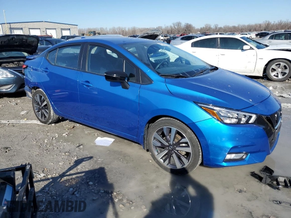 2020 Nissan Versa SR with VIN 3N1CN8FV0LL846641, listed as a Copart auction lot 41746325 with 13,581 mi miles and Salvage Title. Bid and sale history available at carsss.com. Image 4.