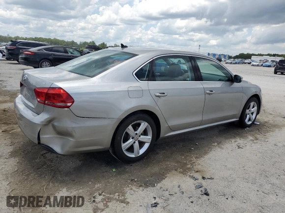 2013 Volkswagen Passat SE with VIN 1VWBH7A33DC069849, listed as a Copart auction lot 60709075 with 217,320 mi miles and Salvage title. Bid and sale history available at DreamBid. Image 3.