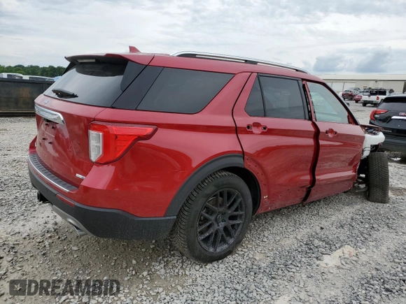 2020 Ford Explorer Limited with VIN 1FMSK8FH5LGA24543, listed as a Copart auction lot 59486855 with 47,530 mi miles and Salvage title. Bid and sale history available at DreamBid. Image 3.