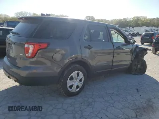 2016 Ford Utility Police Interceptor with VIN 1FM5K8AR9GGD04338, listed as a Copart auction lot 75249224 with 0 mi miles and Salvage Title. Bid and sale history available at carsss.com. Image 3.