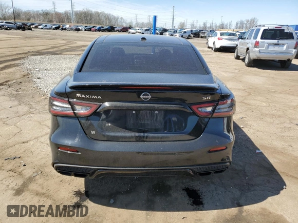 2023 Nissan Maxima SR with VIN 1N4AA6EV2PC507537, listed as a Copart auction lot 53750525 with 16,659 mi miles and Clean title. Bid and sale history available at DreamBid. Image 6.