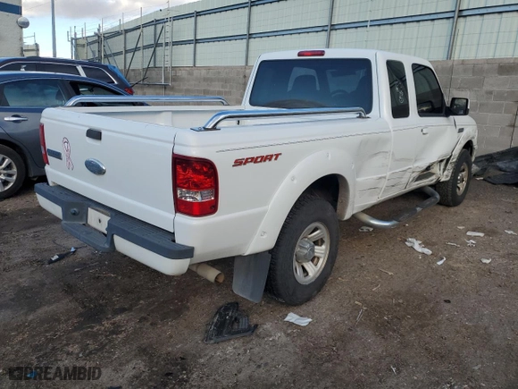 2006 Ford Ranger STX with VIN 1FTYR44U46PA05585, listed as a Copart auction lot 80150254 with 127,018 mi miles and Salvage Title. Bid and sale history available at carsss.com. Image 3.