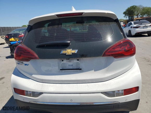 2020 Chevrolet Bolt EV LT with VIN 1G1FY6S02L4126417, listed as a Copart auction lot 48911805 with 38,499 mi miles and Salvage Title. Bid and sale history available at carsss.com. Image 6.