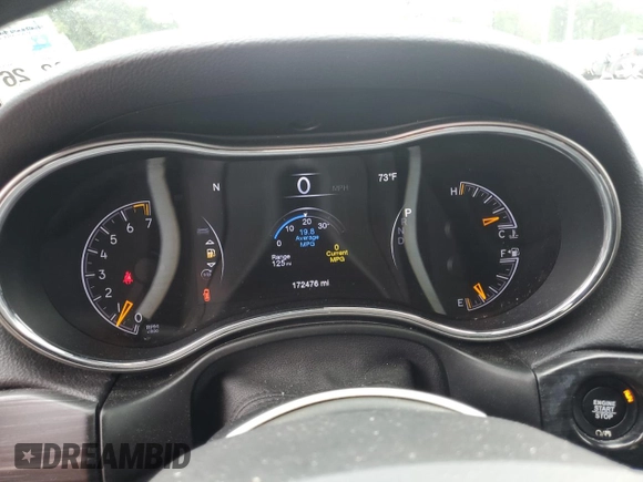 2019 Jeep Grand Cherokee Laredo E with VIN 1C4RJEAG6KC689783, listed as a Copart auction lot 60612575 with 172,476 mi miles and Salvage title. Bid and sale history available at DreamBid. Image 9.