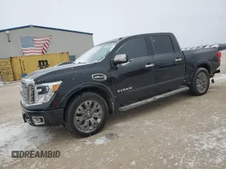 2017 Nissan Titan SL with VIN 1N6AA1E63HN509712, listed as a Copart auction lot 45992445 with 73,309 mi miles and Salvage title. Bid and sale history available at DreamBid. Image 1.