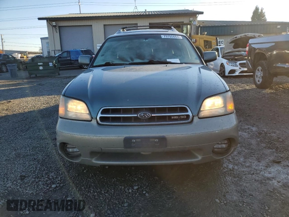 2001 Subaru Legacy Outback VDC with VIN 4S3BH896517651821, listed as a Copart auction lot 79705664 with 203,619 mi miles and Salvage title. Bid and sale history available at DreamBid. Image 5.