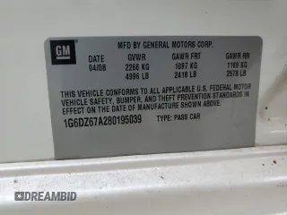 2008 Cadillac STS RWD z VIN 1G6DZ67A280195039, wystawiony jako Copart lot #81965734 z przebiegiem 133 334 mil mil oraz Szkoda całkowita • Salvage title. Historia ofert i sprzedaży dostępna na DreamBid. Obrazek 12.