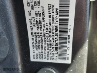 2010 Honda CR-V EX-L with VIN 5J6RE4H73AL047695, listed as a Copart auction lot 48478535 with 0 mi miles and Salvage Title. Bid and sale history available at carsss.com. Image 13.