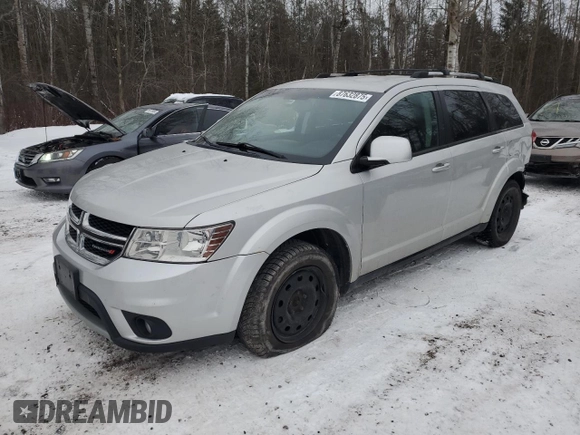 2013 Dodge Journey Crew with VIN 3C4PDCCG4DT698618, listed as a Copart auction lot 87632875 with 198,284 mi miles and Salvage title. Bid and sale history available at DreamBid. Image 1.