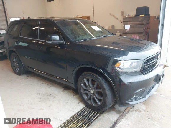 2017 Dodge Durango R/T with VIN 1C4SDJCT8HC897362, listed as a IAAI auction lot 41823155 with 93,367 mi miles and . Bid and sale history available at DreamBid. Image 1.