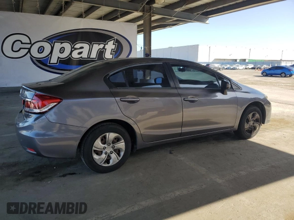 2014 Honda Civic LX z VIN 19XFB2F5XEE206296, wystawiony jako Copart lot #55539145 z przebiegiem 137 556 mil mil oraz Szkoda całkowita • Salvage title. Historia ofert i sprzedaży dostępna na DreamBid. Obrazek 3.