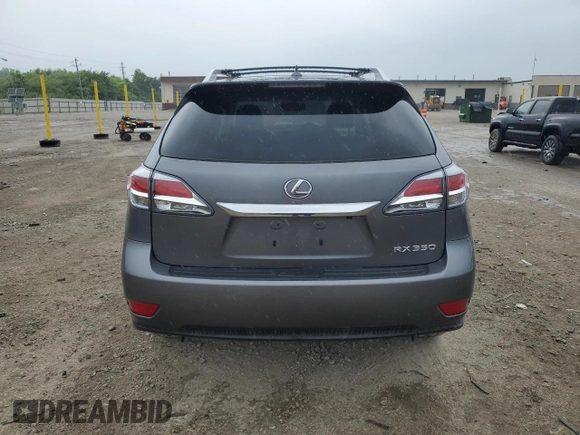 2013 Lexus RX 350 with VIN JTJZK1BA5D2008020, listed as a Copart auction lot 58729005 with 110,216 mi miles and Salvage title. Bid and sale history available at DreamBid. Image 6.