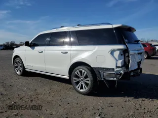 2020 Ford Expedition Max Platinum with VIN 1FMJK1MT2LEA78548, listed as a Copart auction lot 77628454 with 24,071 mi miles and Salvage title. Bid and sale history available at DreamBid. Image 2.