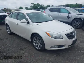2013 Buick Regal Turbo Premium 1 with VIN 2G4GS5EV7D9248473, listed as a IAAI auction lot 42163380 with 131,643 mi miles and . Bid and sale history available at carsss.com. Image 1.