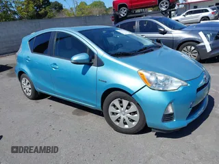 2012 Toyota Prius c One with VIN JTDKDTB32C1016141, listed as a IAAI auction lot 41777932 with 231,165 mi miles. Bid and sale history available at carsss.com. Image 1.