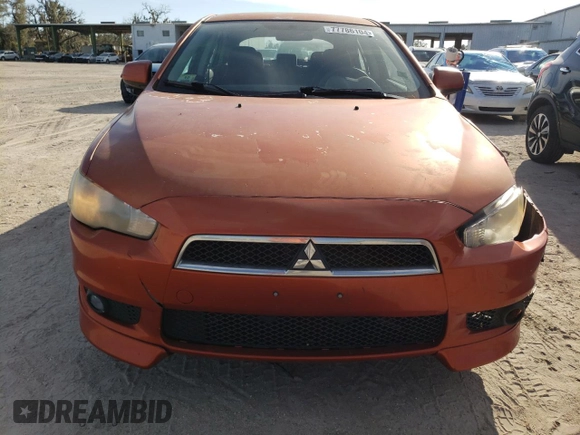 2010 Mitsubishi Lancer GTS with VIN JA32X8HW3AU009411, listed as a Copart auction lot 77786104 with 120,092 mi miles and Salvage Title. Bid and sale history available at carsss.com. Image 5.