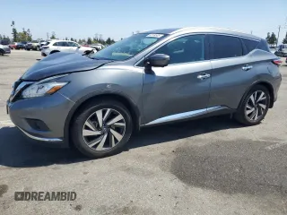 2016 Nissan Murano Platinum with VIN 5N1AZ2MG0GN108141, listed as a Copart auction lot 63159505 with 100,234 mi miles and Salvage title. Bid and sale history available at DreamBid. Image 1.