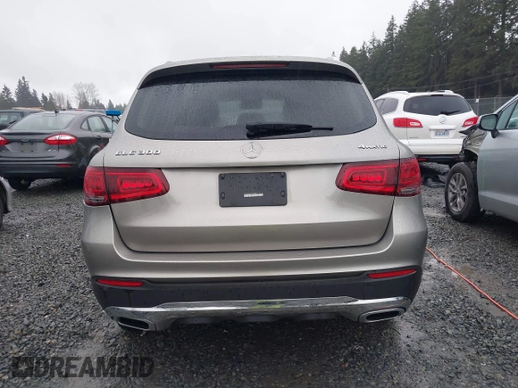 2020 Mercedes-Benz GLC with VIN WDC0G8EB1LF744559, listed as a IAAI auction lot 41872182 with 1 mi miles. Bid and sale history available at carsss.com. Image 16.