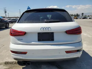 2018 Audi Q3 Premium Plus with VIN WA1HCCFS0JR008529, listed as a Copart auction lot 54701695 with 54,391 mi miles and Salvage title. Bid and sale history available at DreamBid. Image 6.