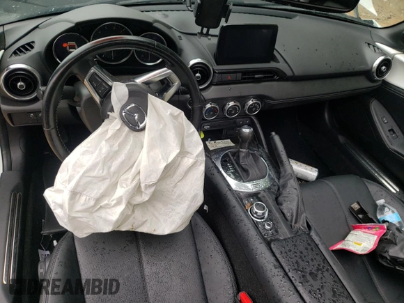 2023 Mazda MX-5 Miata Grand Touring with VIN JM1NDAM73P0551704, listed as a Copart auction lot 58500695 with Not provided miles and Salvage title. Bid and sale history available at DreamBid. Image 8.