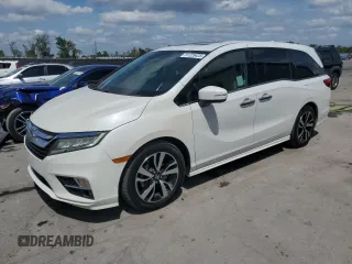 2020 Honda Odyssey Elite with VIN 5FNRL6H99LB063690, listed as a Copart auction lot 51225435 with 70,721 mi miles and Salvage Title. Bid and sale history available at DreamBid. Image 1.