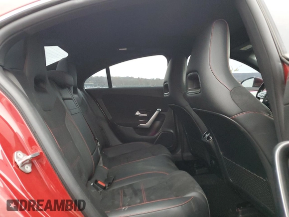 2022 Mercedes-Benz CLA 35 AMG with VIN W1K5J5BB1NN287234, listed as a Copart auction lot 76796244 with 31,113 mi miles and Salvage Title. Bid and sale history available at DreamBid. Image 10.