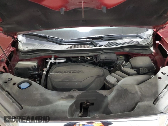 2022 Honda Ridgeline RTL-E with VIN 5FPYK3F78NB015932, listed as a Copart auction lot 53505315 with 40,009 mi miles and Salvage title. Bid and sale history available at DreamBid. Image 12.