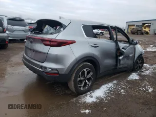 2020 Kia Sportage LX with VIN KNDPM3AC3L7737816, listed as a Copart auction lot 85475134 with Not Provided miles and Non Repairable. Bid and sale history available at DreamBid. Image 3.