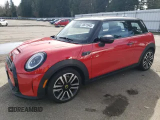 2023 MINI Hardtop Cooper SE with VIN WMW13DJ01P2S85353, listed as a Copart auction lot 49675945 with 12,456 mi miles and Salvage title. Bid and sale history available at DreamBid. Image 1.