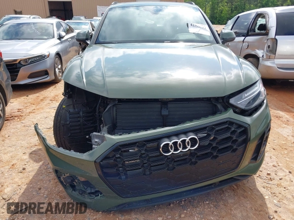 2023 Audi Q5 S line Premium Plus with VIN WA1EAAFY1P2111431, listed as a IAAI auction lot 42355144 with 43,498 mi miles and . Bid and sale history available at DreamBid. Image 12.