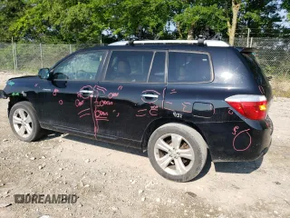 2009 Toyota Highlander Limited with VIN JTEDS42A092088408, listed as a Copart auction lot 62070035 with 201,260 mi miles and Salvage title. Bid and sale history available at DreamBid. Image 2.